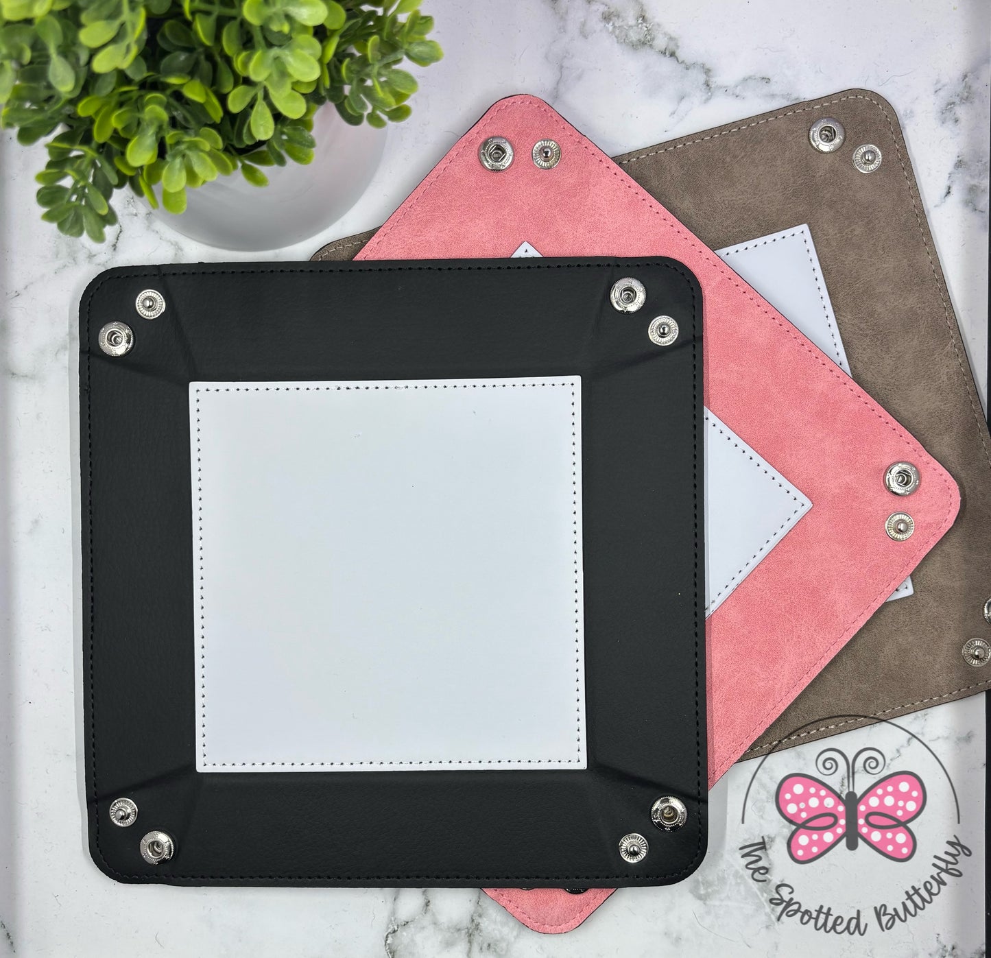 Leather Snap Tray