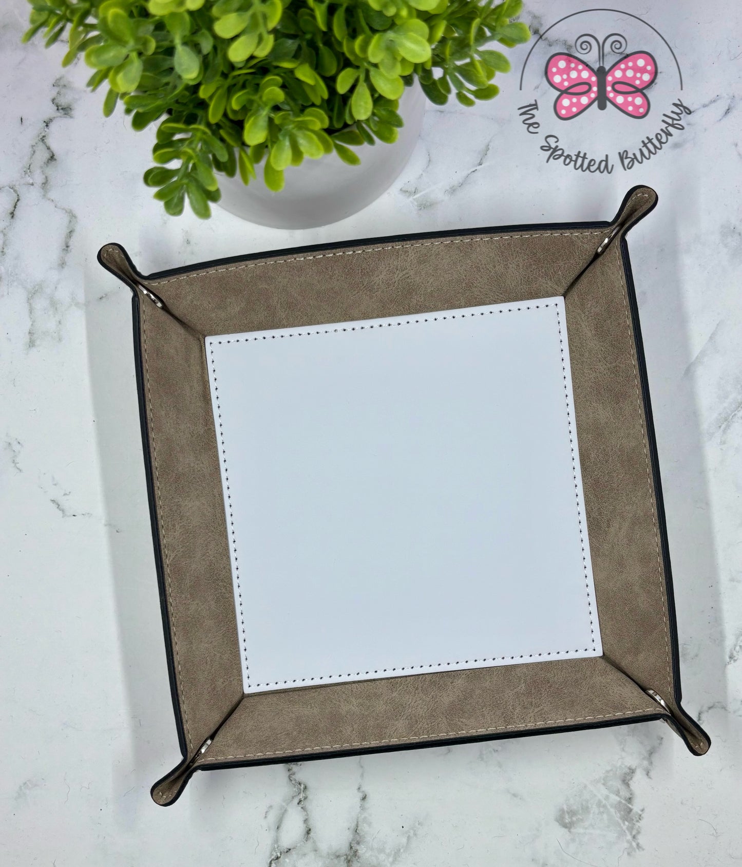 Leather Snap Tray