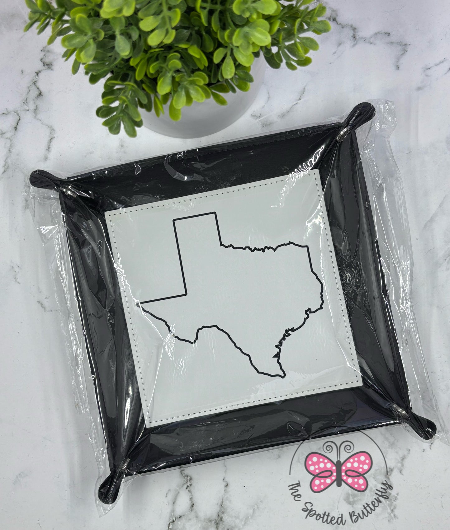 Leather Snap Tray