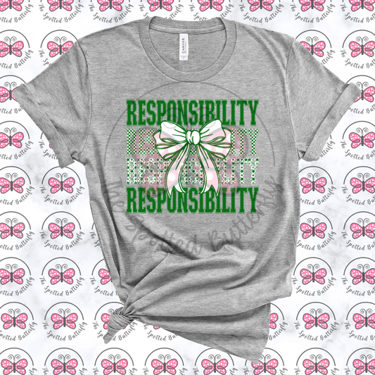 Responsibility Cabin T-Shirt (Hughes Elementary)
