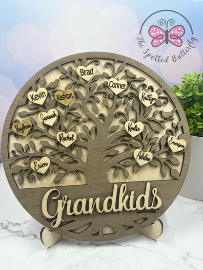 Extra Hearts for Family Tree Stand