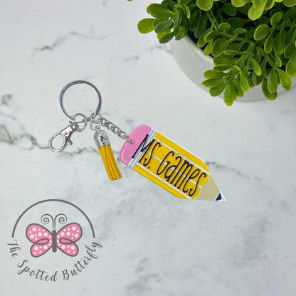 Acrylic Pencil Key Chains