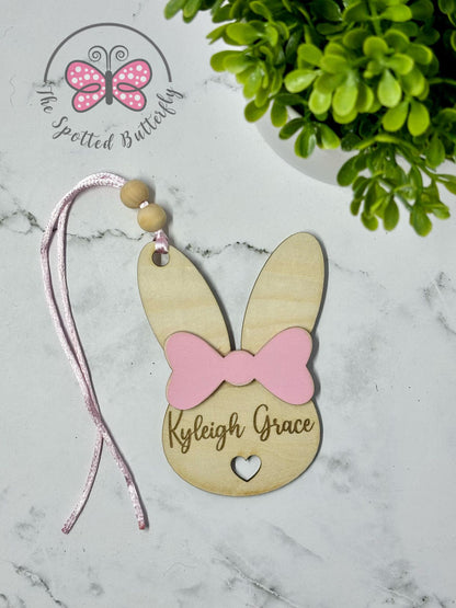 Wooden Easter Basket Name Tags