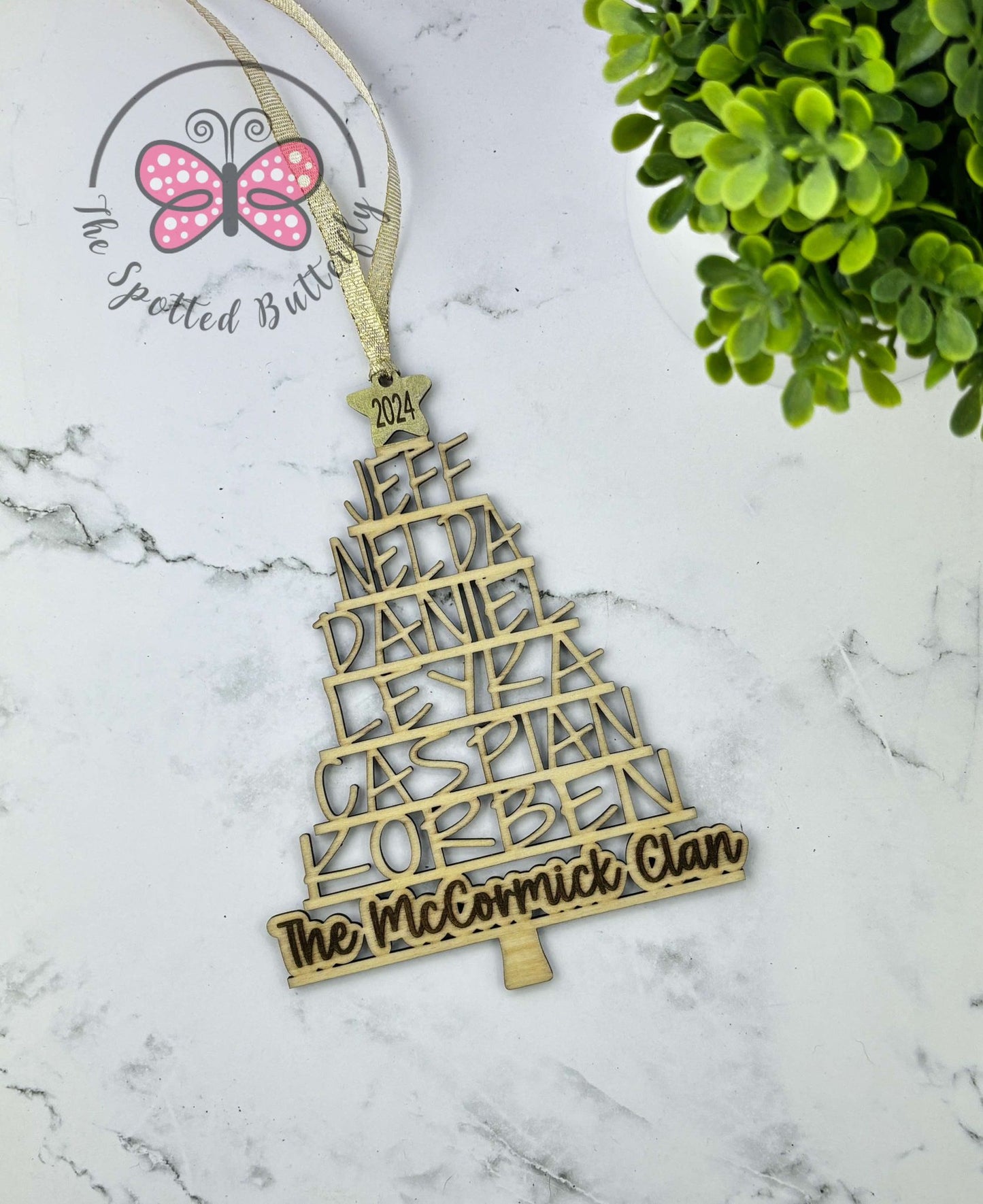 Tree of Names Ornament