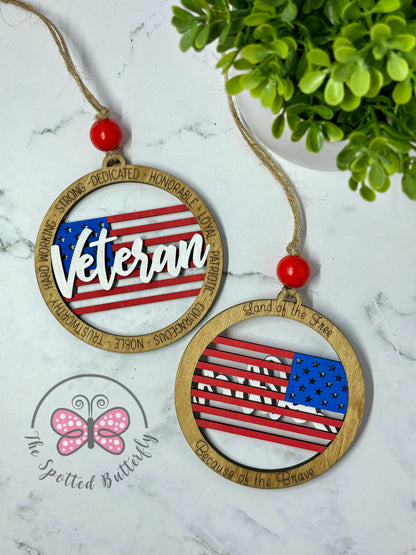 Military Christmas Ornaments