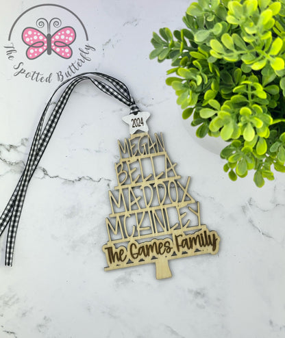 Tree of Names Ornament