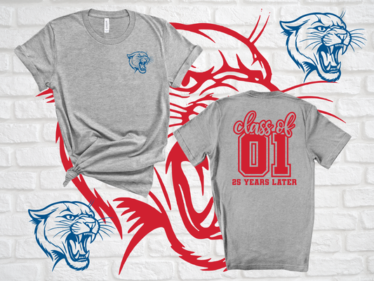 ATHLETIC HEATHER Midway Class of '01 Reunion Shirt