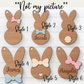 Wooden Easter Basket Name Tags