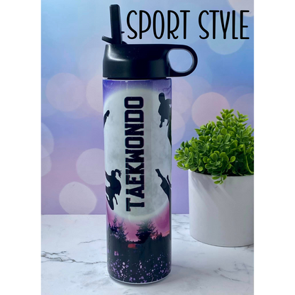 Messy Bun Skinny Tumbler