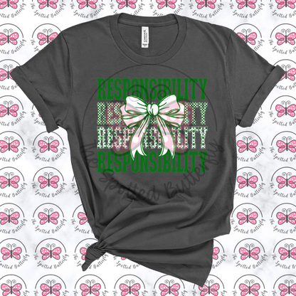 Responsibility Cabin T-Shirt (Hughes Elementary)