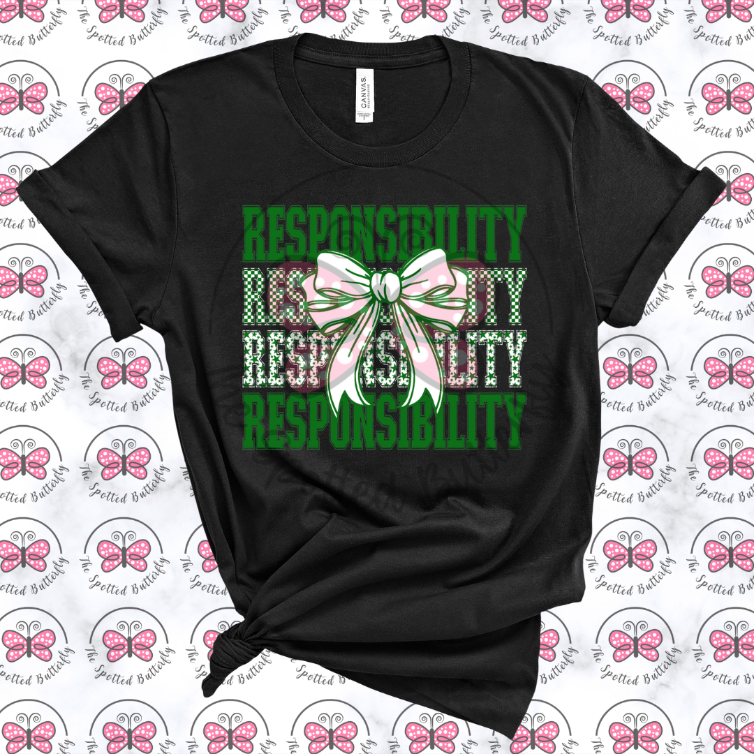 Responsibility Cabin T-Shirt (Hughes Elementary)