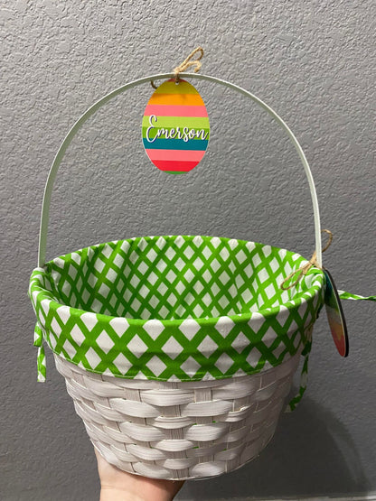 Easter Basket Name Tags