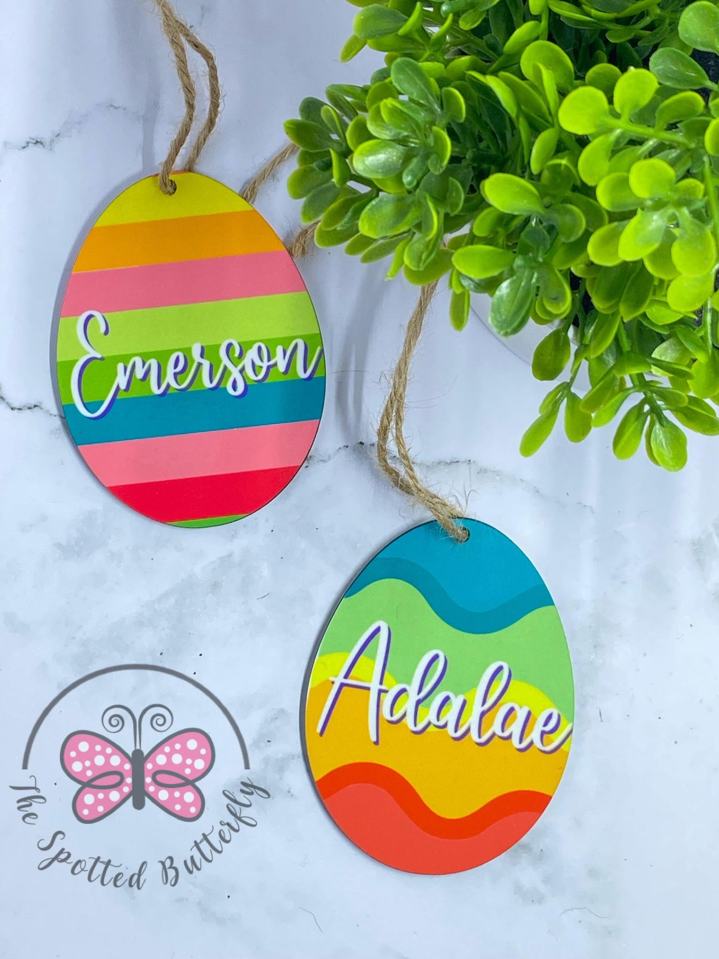 Easter Basket Name Tags